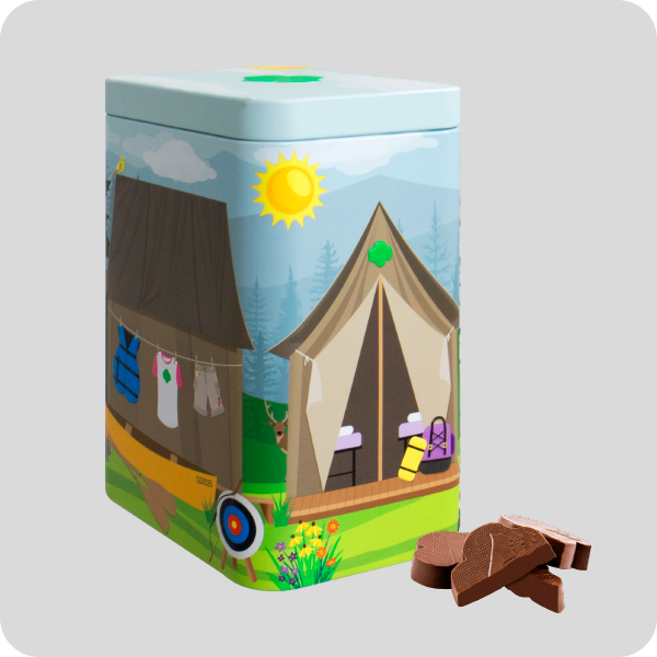 Woodland Camping Tin Mint Trefoils